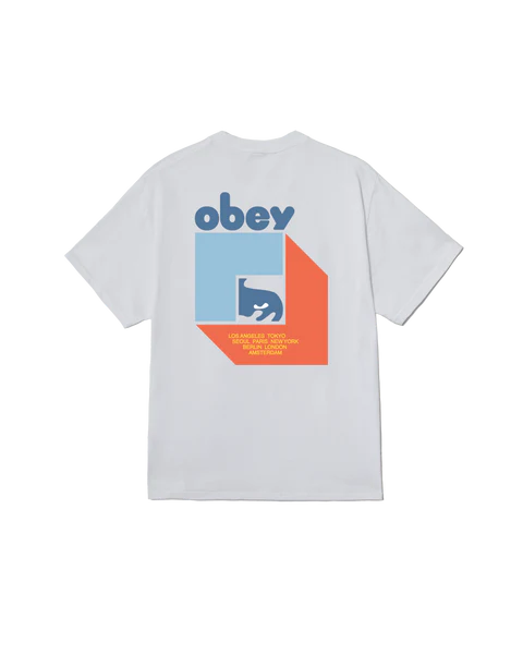 OBEY - PEEP HOLE TEE - WHITE