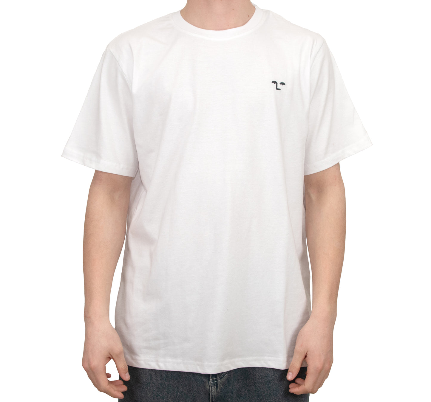 NNSNS - FACE OFF EMBROIDERED TEE - WHITE