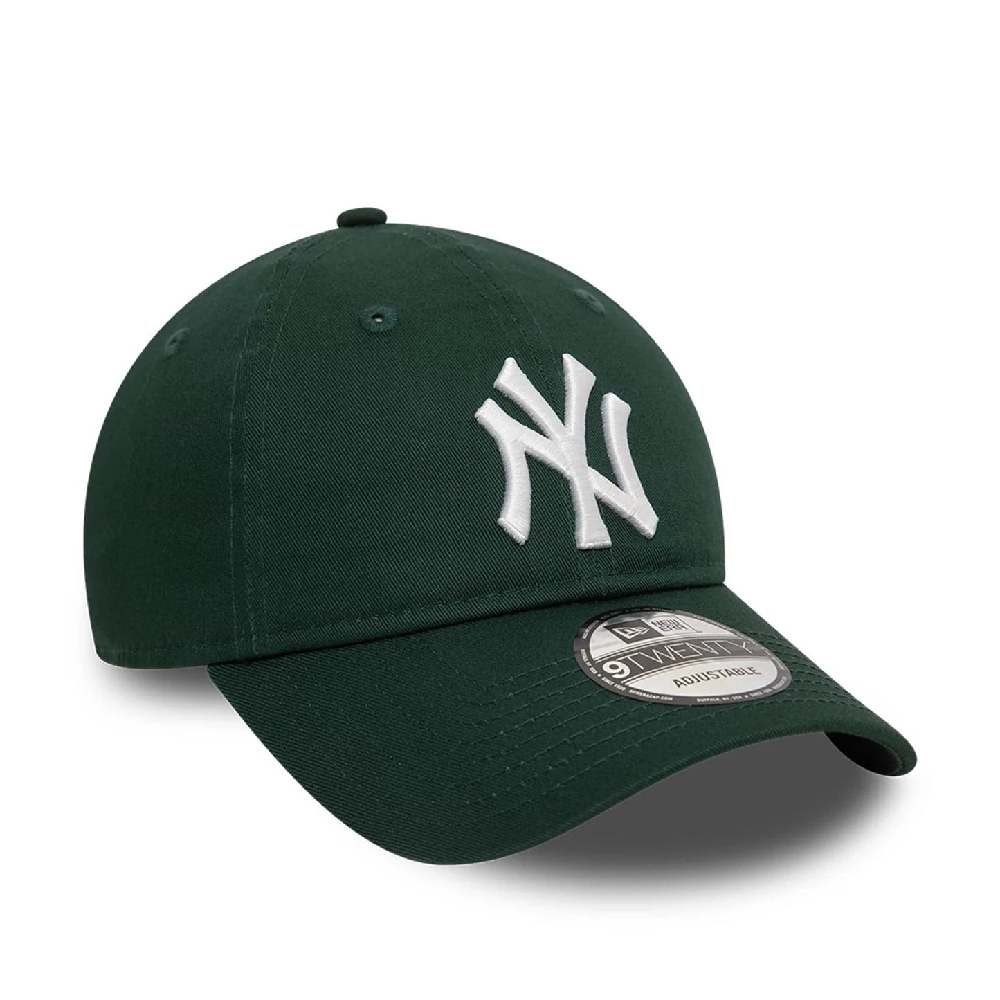 NEW ERA - 9TWENTY NEW YORK YANKEES LEAGUE ESSENTIAL CAP - OSFA - DARK GREEN/WHITE
