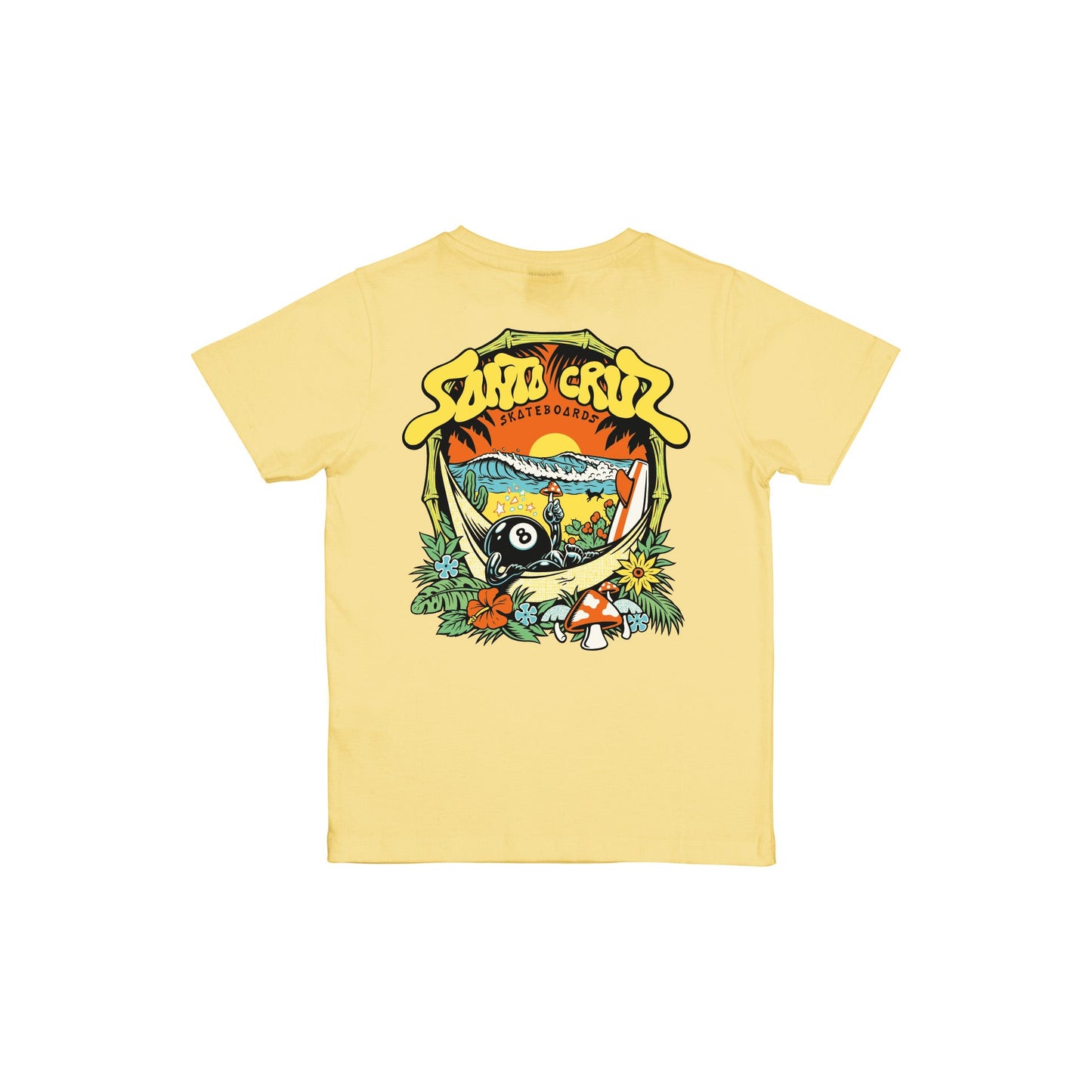 SANTA CRUZ - YOUTH WINKOWSKI 8BALLER TRIP TEE - BUTTER