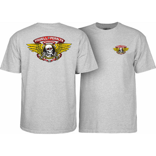POWELL PERALTA - WINGED RIPPER TEE - ATHLETIC HEATHER