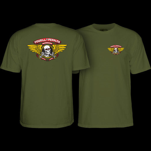 POWELL PERALTA - WINGED RIPPER TEE - MILITARY
