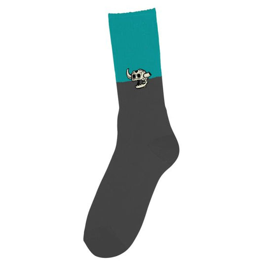 TOY MACHINE - DEAD MONSTER SPLIT SOCK - TEAL