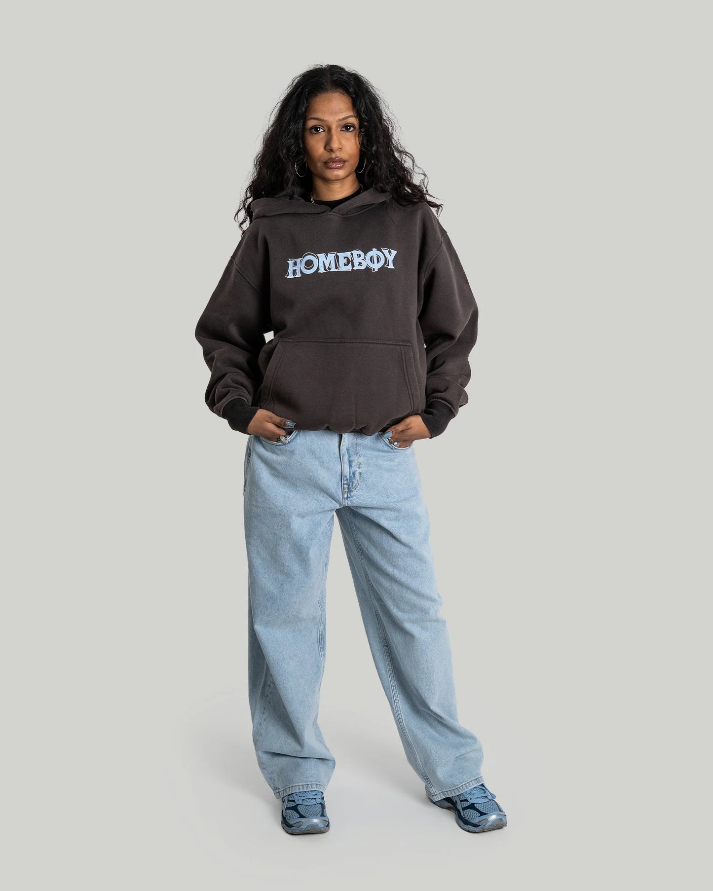 HOMEBOY - CHAOS HOOD - WASHED GREY