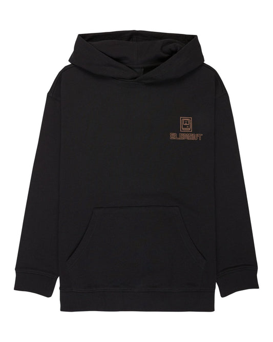 ELEMENT - INNER WORKINGS PO YOUTH HOOD - FLINT BLACK