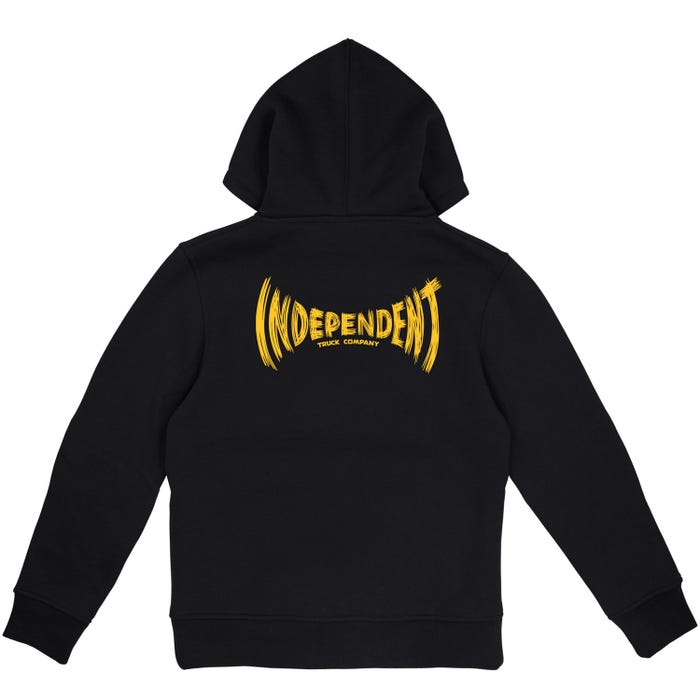 INDEPENDENT - CARVED SPAN YOUTH HOOD - BLACK/YELLOW