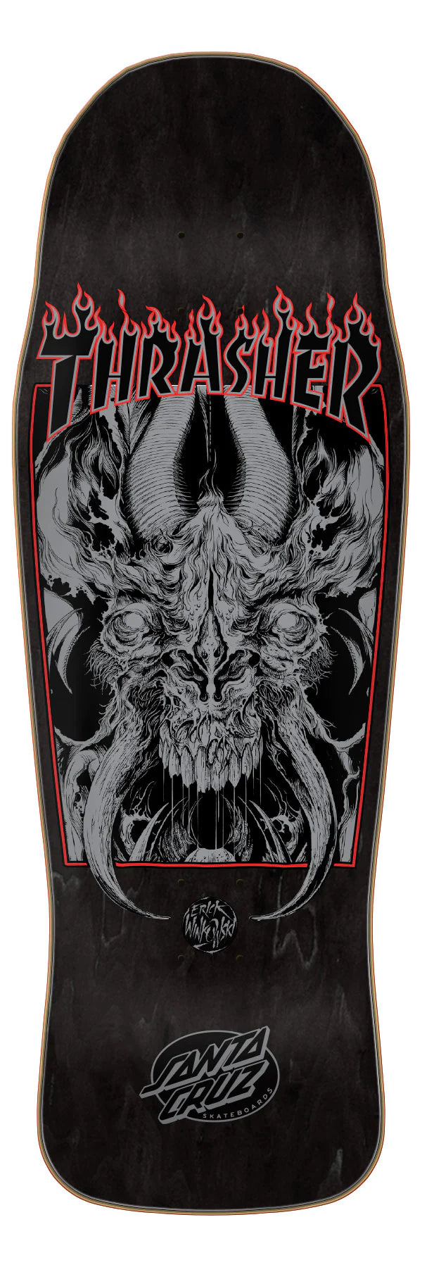 SANTA CRUZ x THRASHER - WINKOWSKI PRIMEVAL - BLACK - 10.35