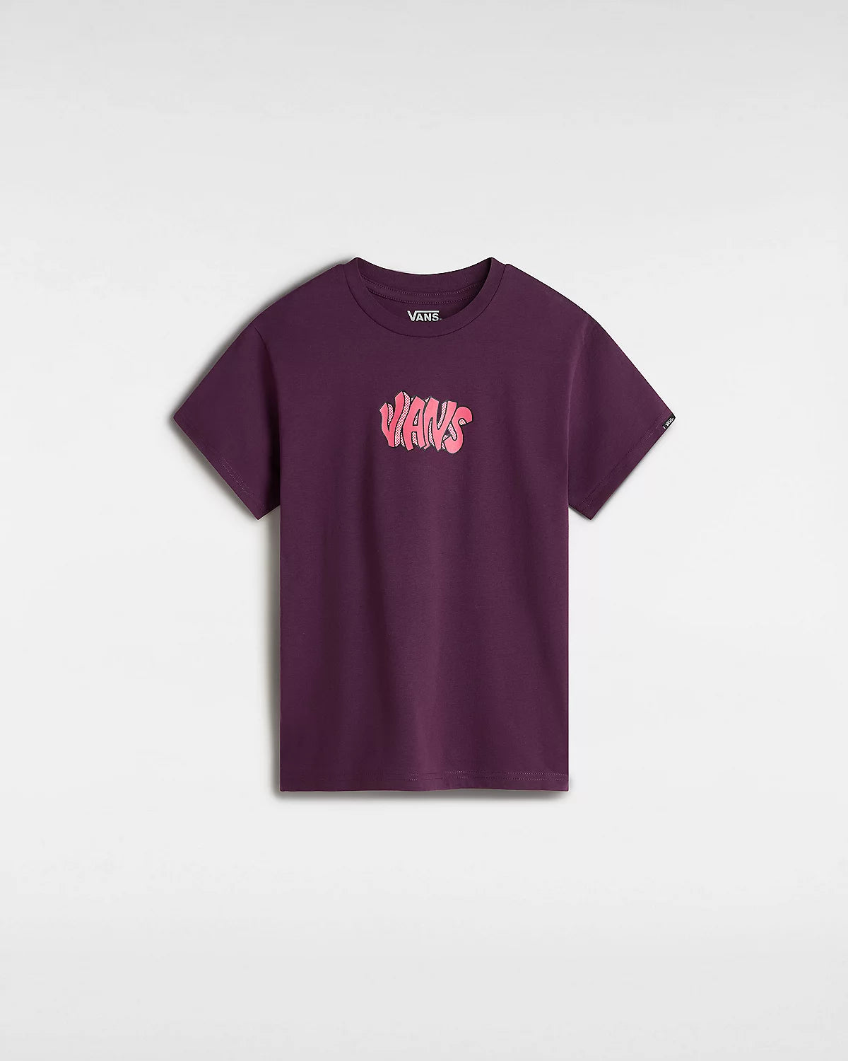 VANS - VANS TAG SS YOUTH TEE - BLACKBERRY WINE