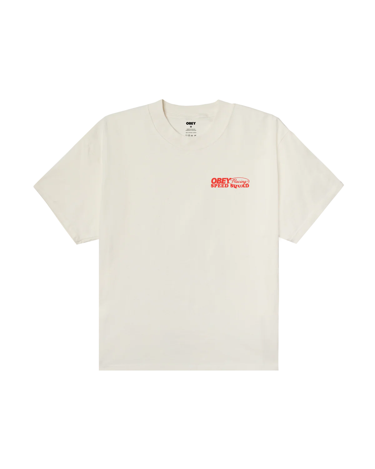OBEY - SPEED SQUAD HEAVYWEIGHT TEE - VINTAGE WHITE
