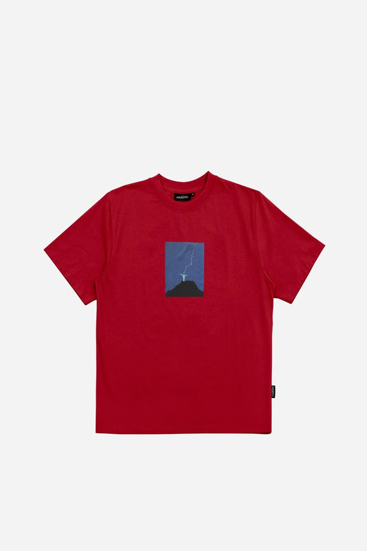WASTED PARIS - SPELL TEE - FIRE RED