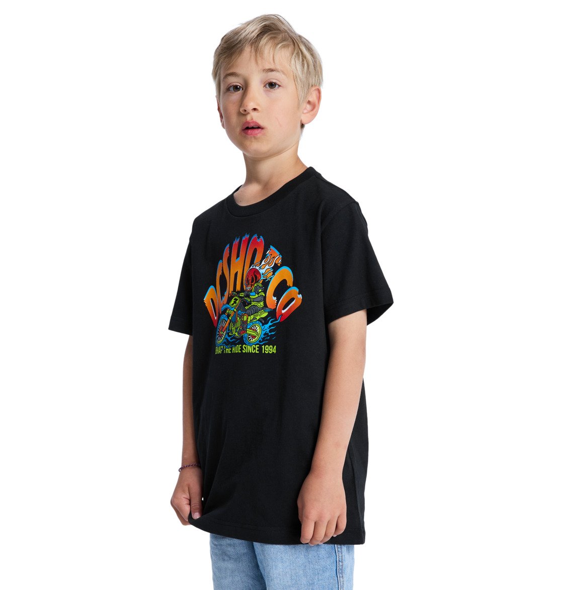 DC - BRAP THE RIDE YOUTH TEE -  BLACK
