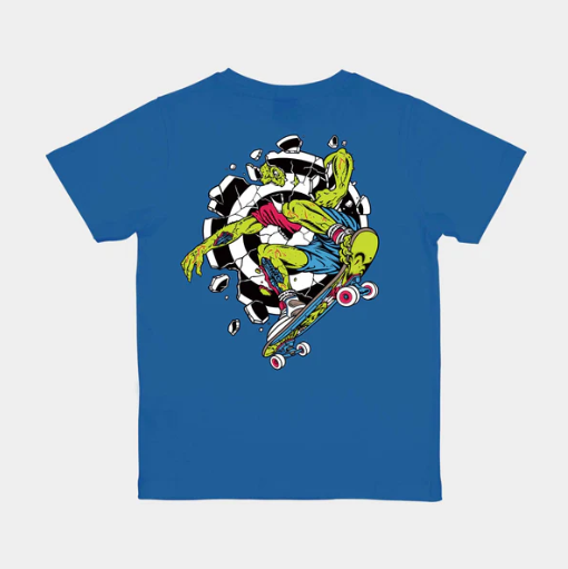 SANTA CRUZ - ROB SMASHER YOUTH TEE - ULTRAMARINE