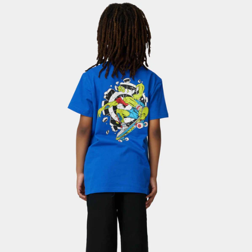 SANTA CRUZ - ROB SMASHER YOUTH TEE - ULTRAMARINE