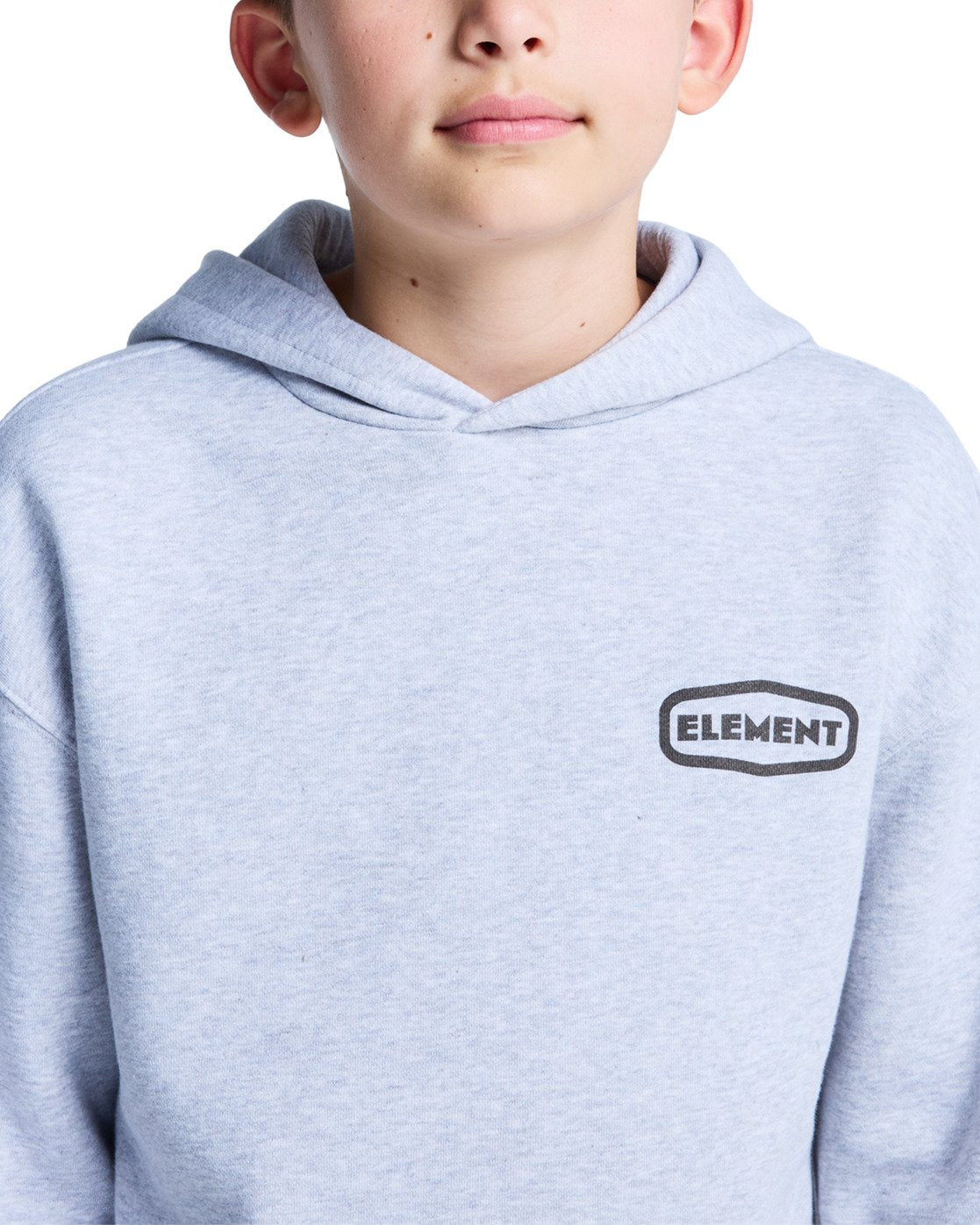 ELEMENT - GRIP IT PULLOVER YOUTH HOOD - MID GREY HEATHER