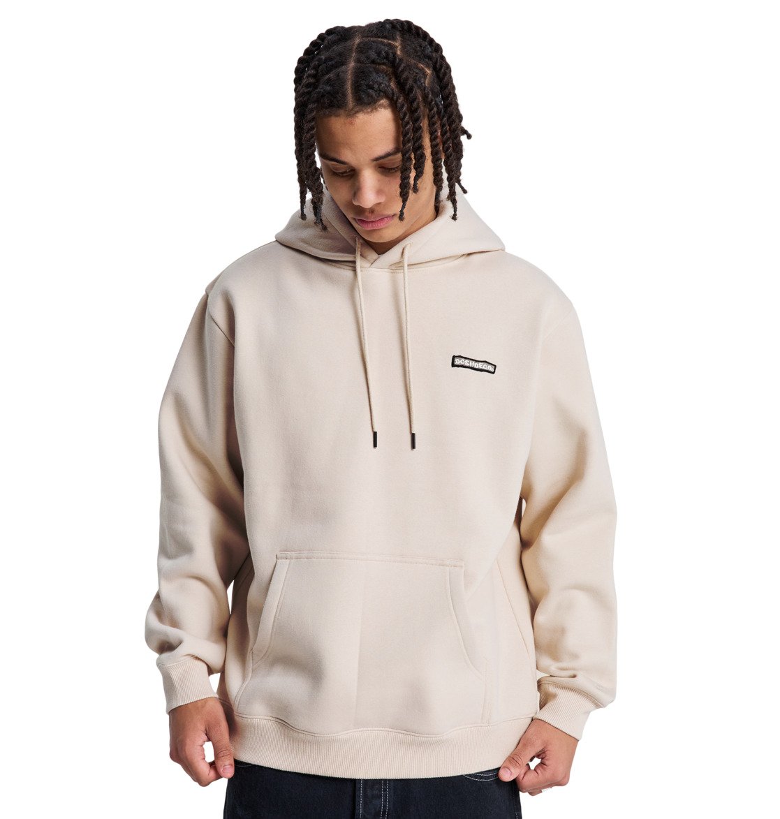 DC - PATCH IT HOOD - OATMEAL