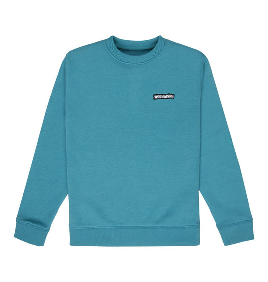 DC - PATCH IT YOUTH CREWNECK - STORM BLUE