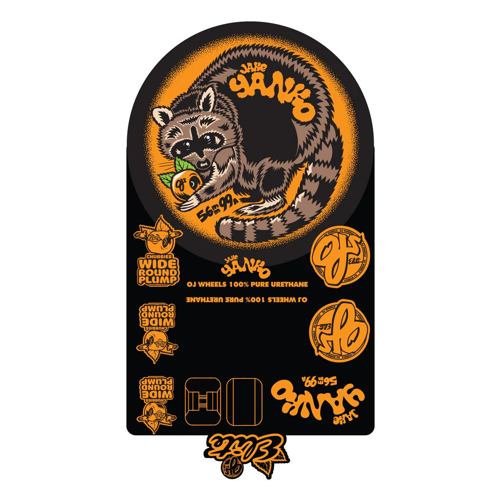 OJ WHEELS - JAKE JANKO NIGHT PANDA ELITE CHUBBIES - 99A - 56MM