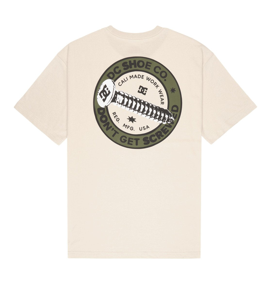 DC - SCREWED UP TEE - BEIGE