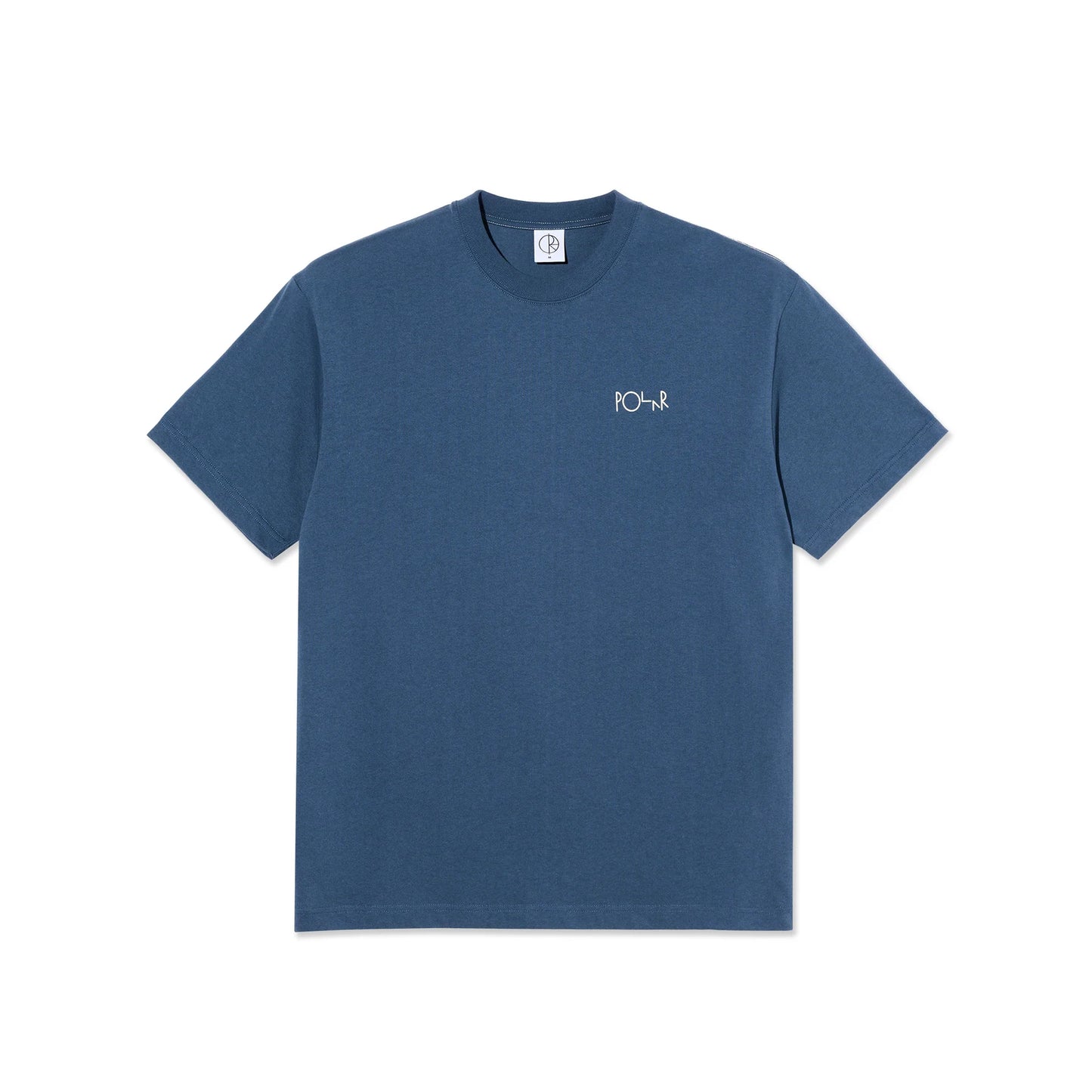 POLAR - CONTRAST TEE STROKE LOGO - GREY/BLUE