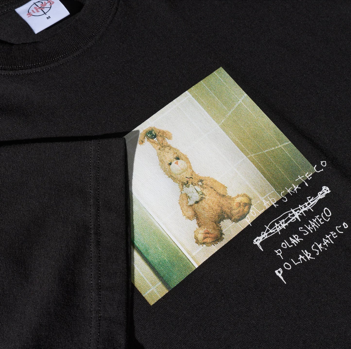 POLAR - BUNNY 2 TEE - BLACK