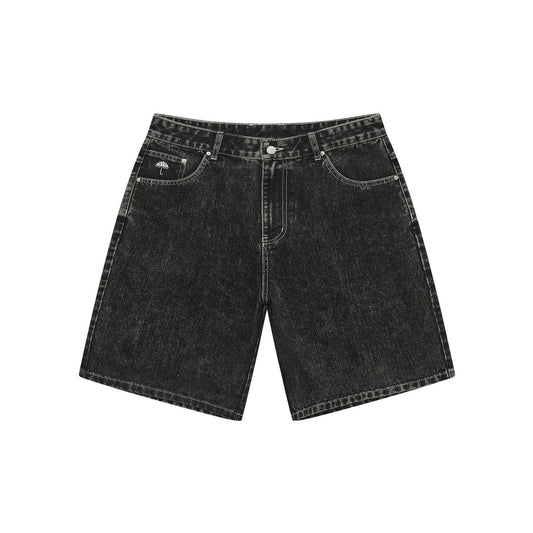 HELAS - DIEU GREC JEANS SHORT - WASHED BLACK