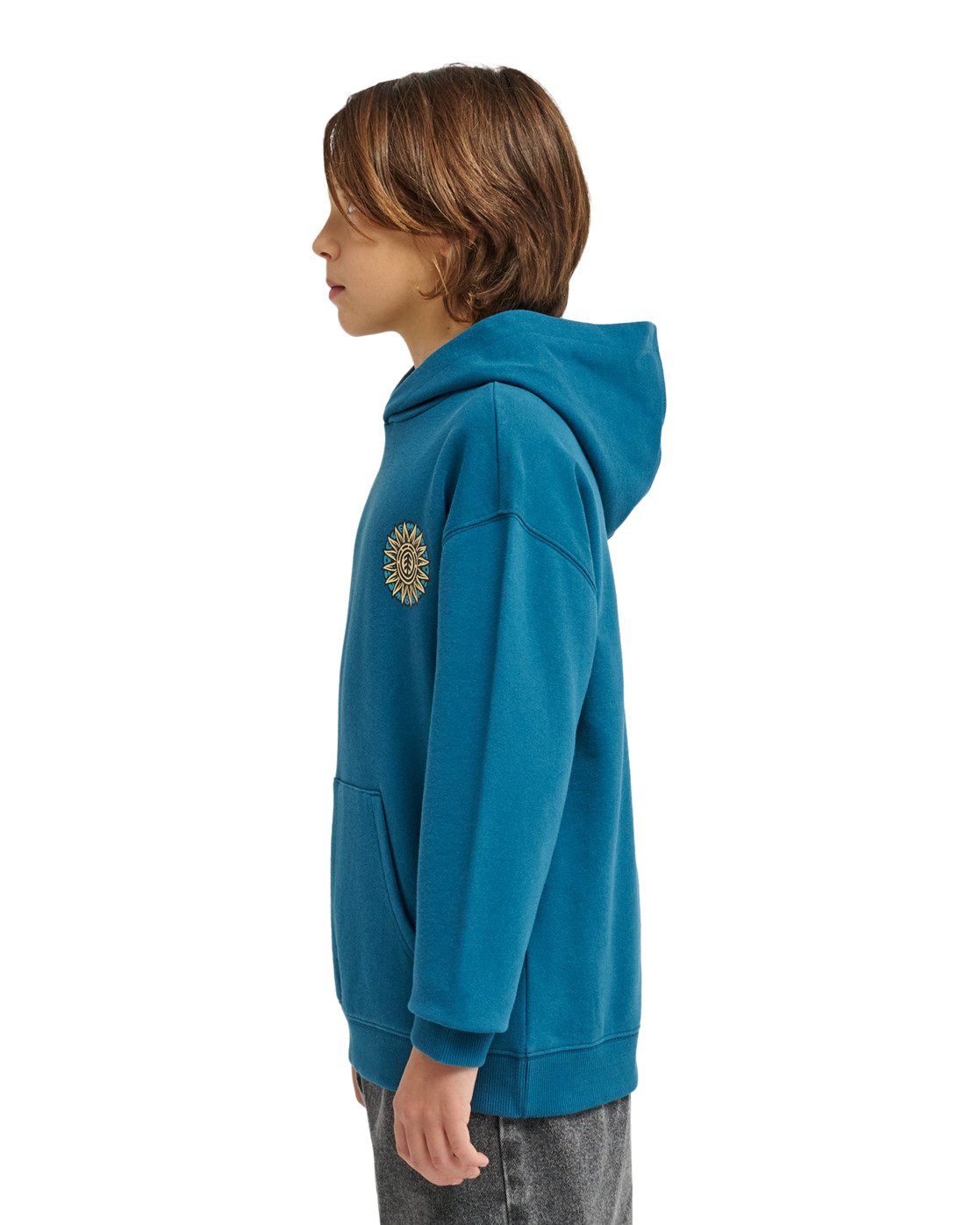 ELEMENT - TIMBER ORBIT YOUTH PULLOVER HOOD - MALLARD BLUE