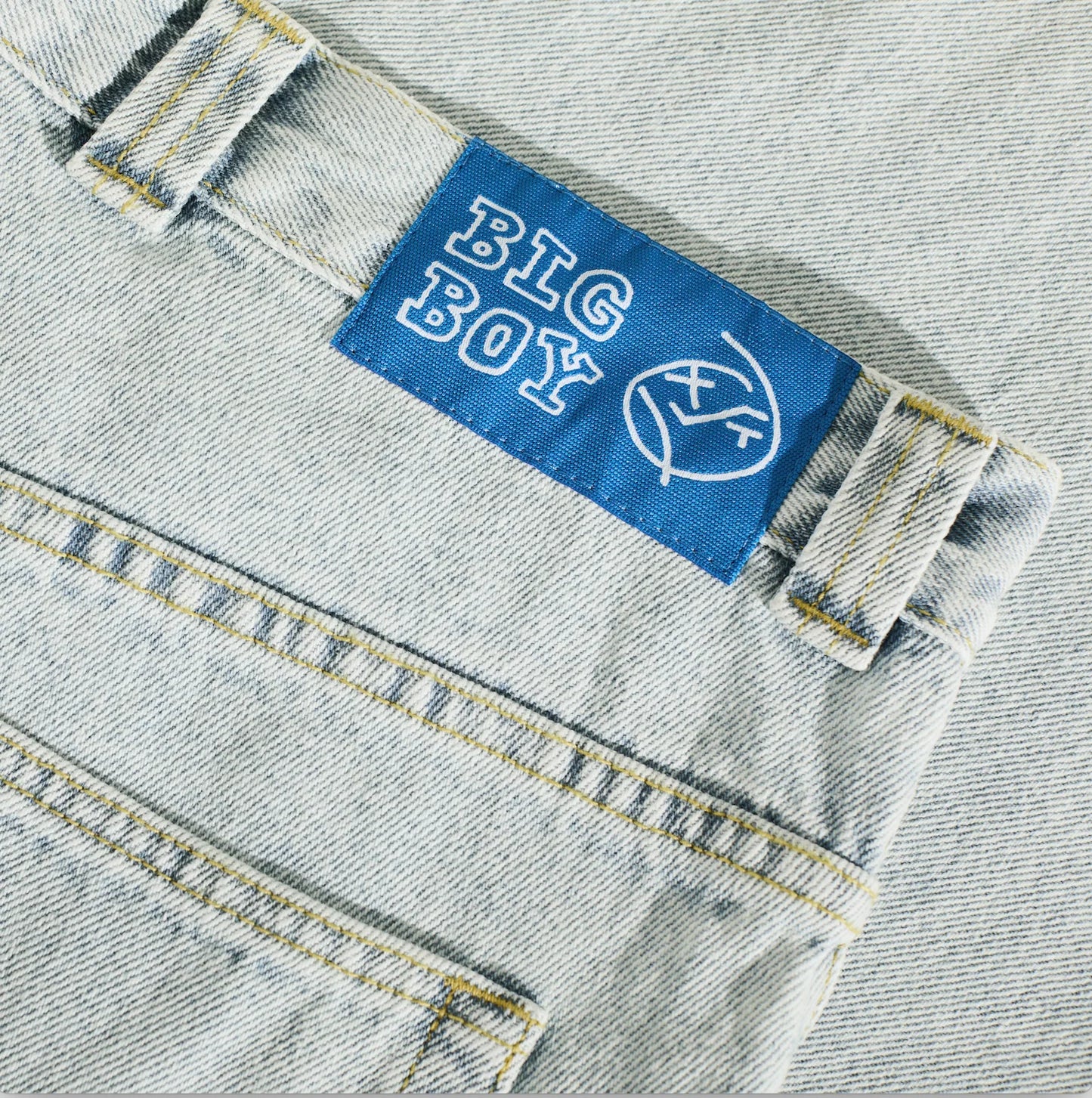 POLAR - BIG BOY JEANS OG LOGO - LIGHT BLUE