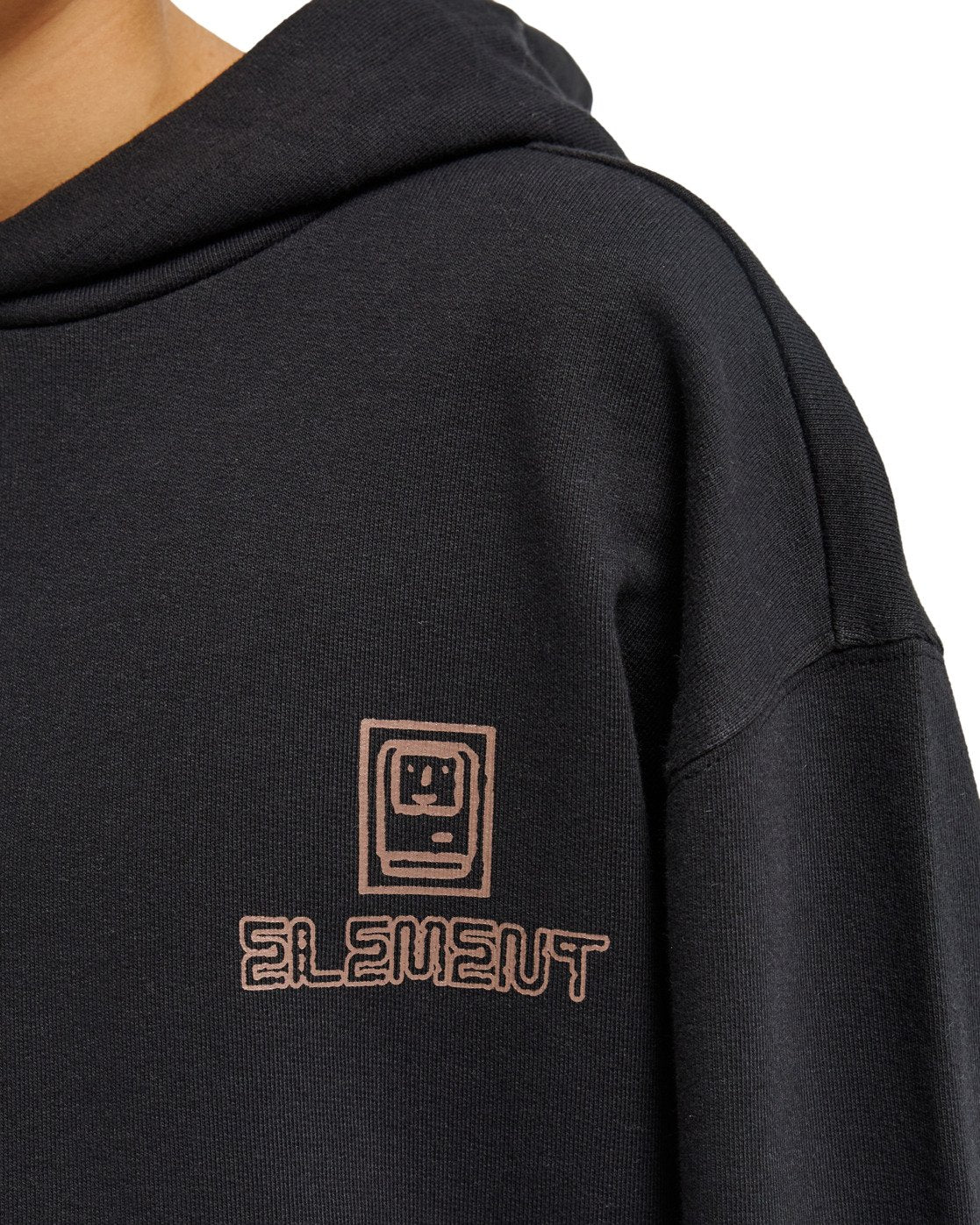 ELEMENT - INNER WORKINGS PO YOUTH HOOD - FLINT BLACK