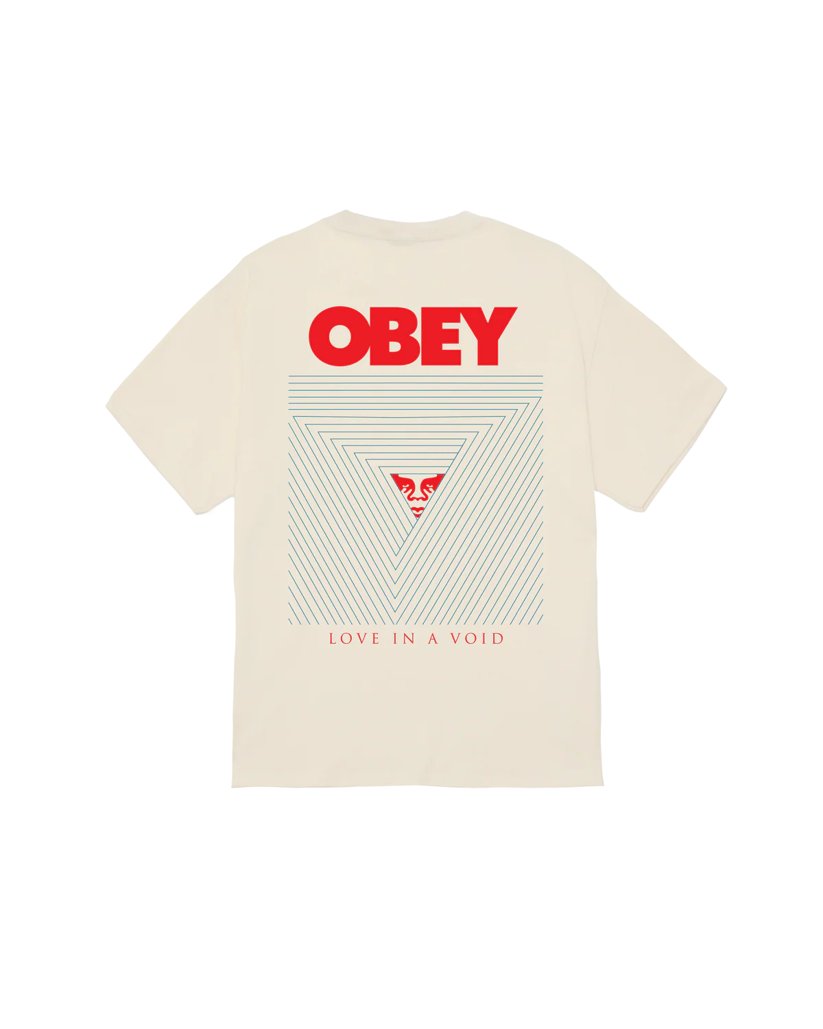 OBEY - LOVE IN A VOID TEE - CREAM