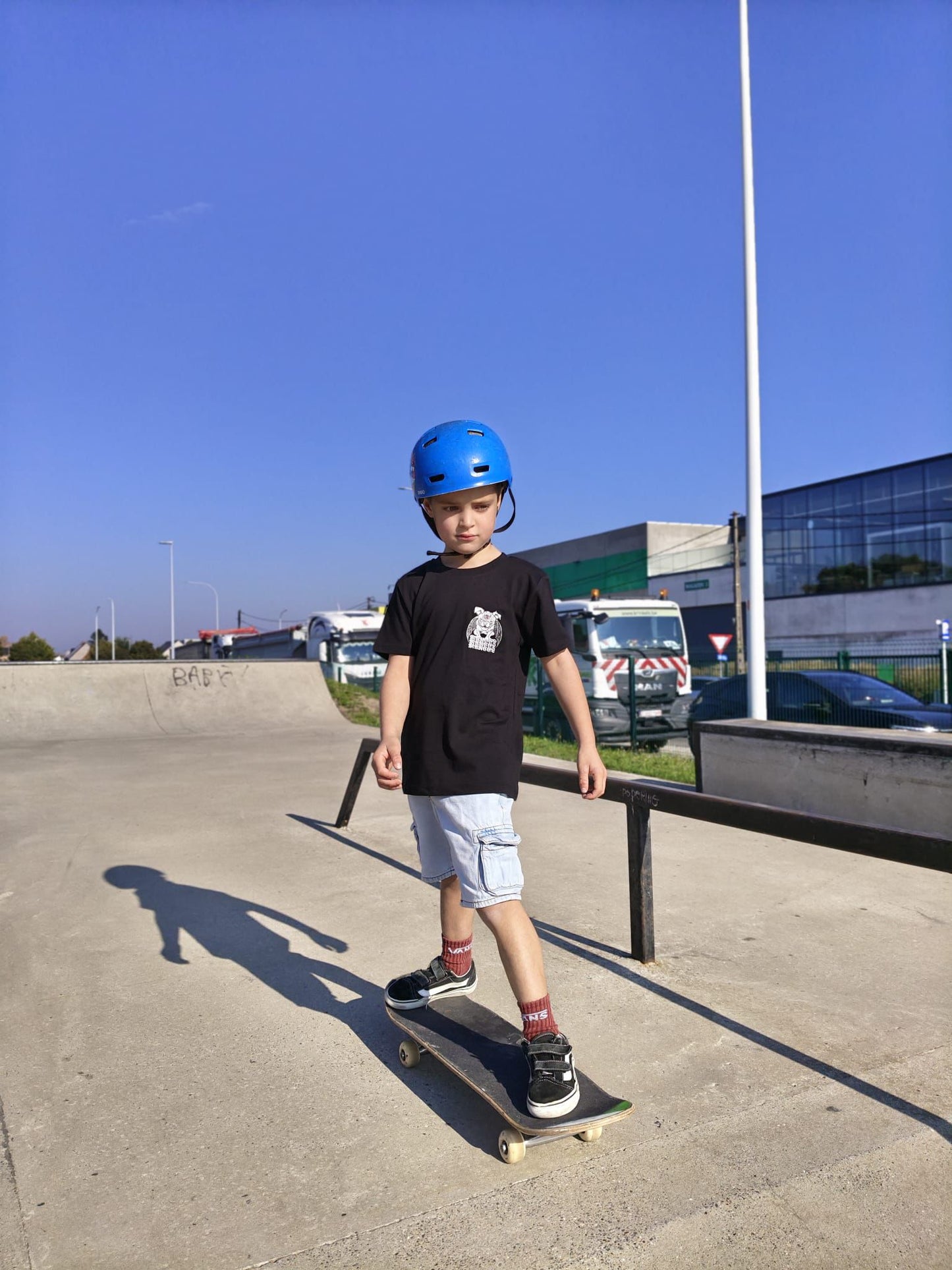 MARCEL - GOBLIN FRONT YOUTH TEE - BLACK