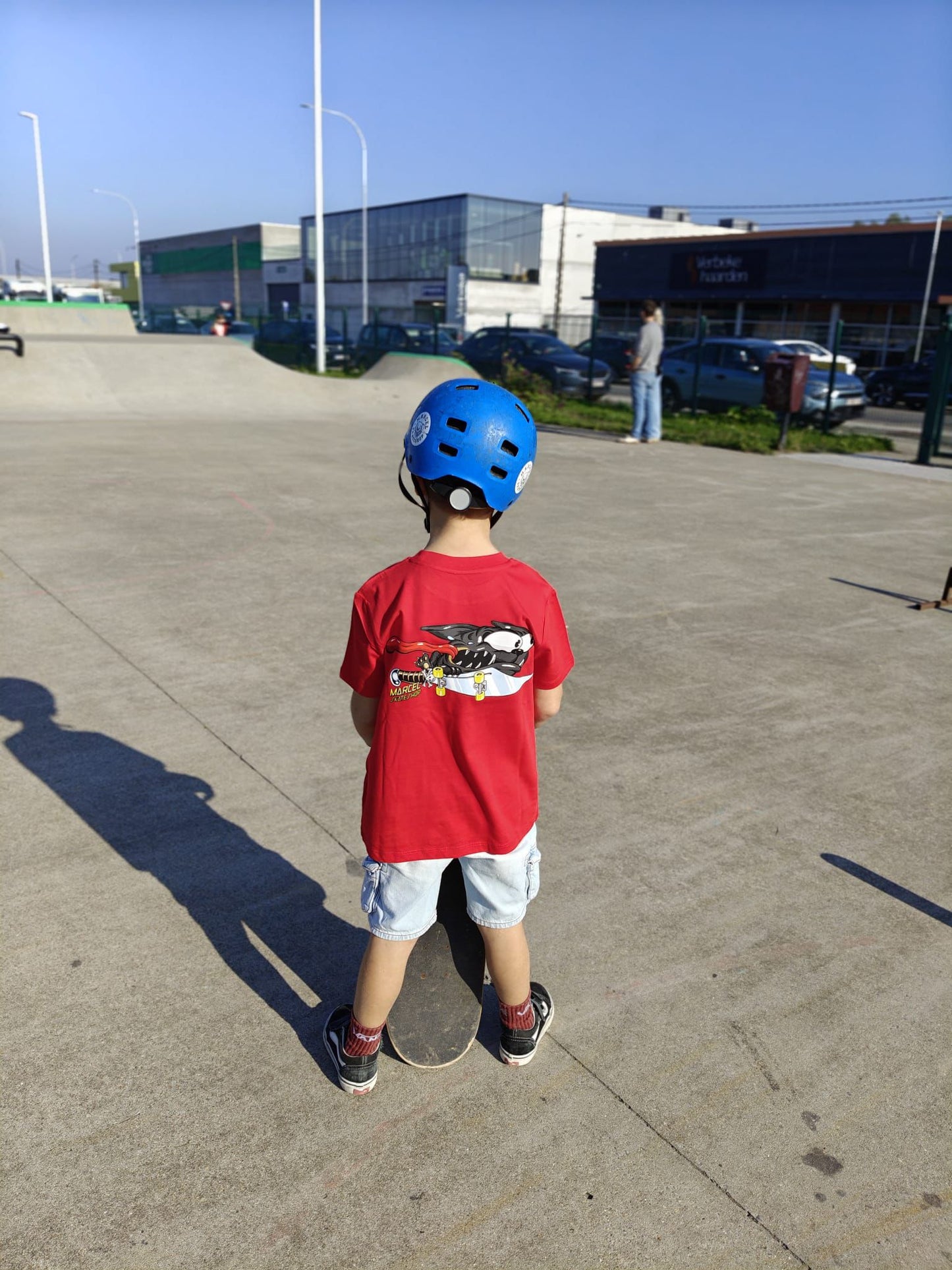 MARCEL - SLASHER YOUTH TEE - RED