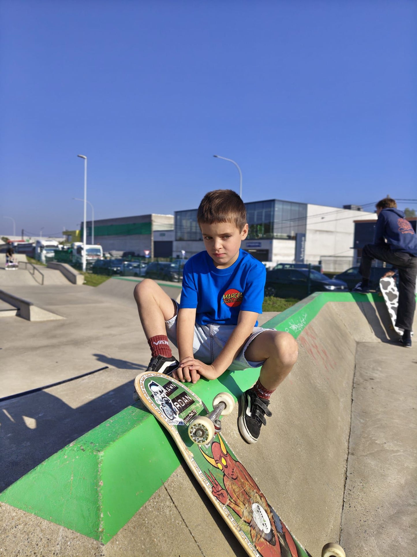 MARCEL - SLASHER YOUTH TEE - ROYAL BLUE