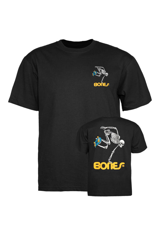 POWELL PERALTA - YOUTH SKATEBOARD SKELETON TEE - BLACK