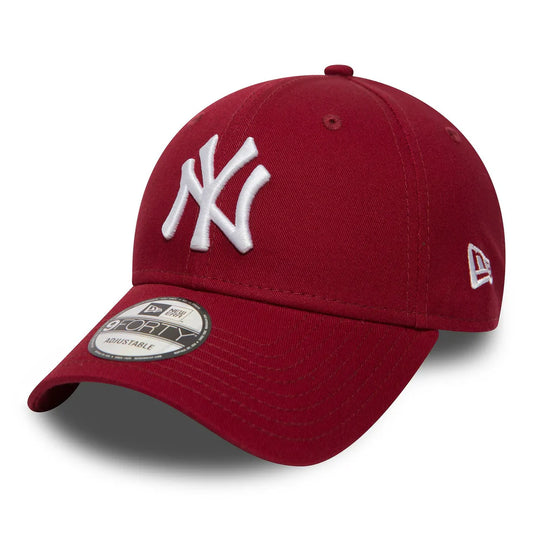 NEW ERA - 9FORTY NEW YORK YANKEES LEAGUE ESSENTIAL CAP - OSFA - RED/WHITE