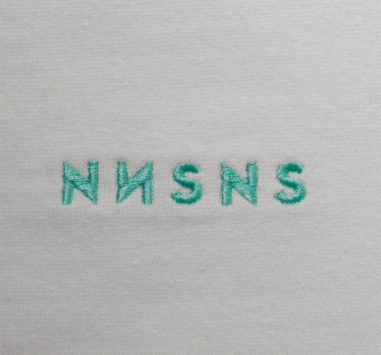 NNSNS - EMBROIDERED TEE - WHITE
