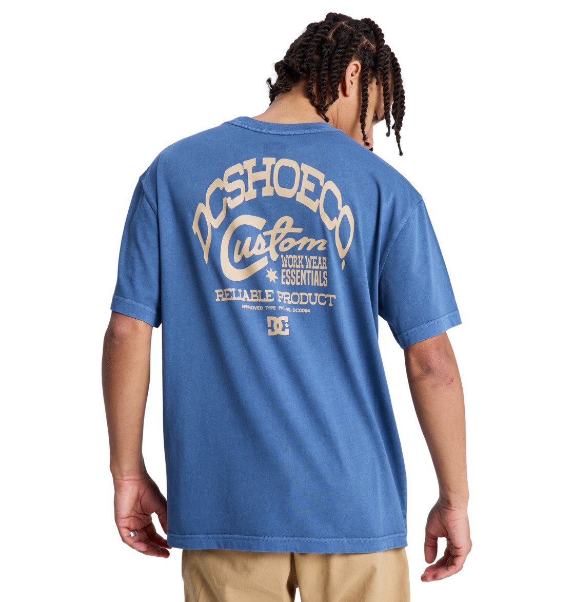 DC - KNOTTED TEE - DARK DENIM