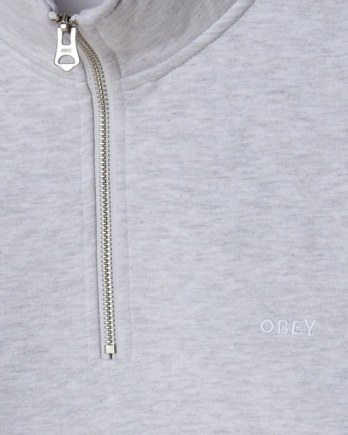 OBEY - ESTABLISHED WORKS BOLD MOCKNECK - ASH GREY