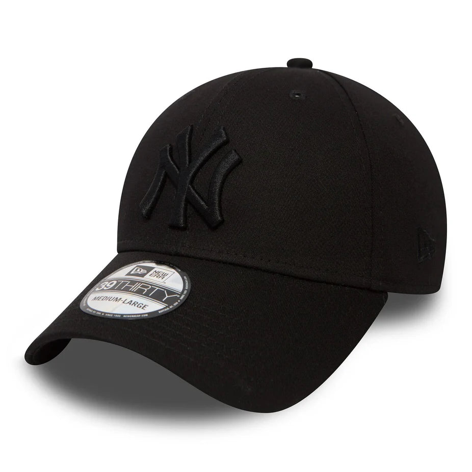 NEW ERA - 39THIRTY NEW YORK YANKEES MLB STRETCH CAP - BLACK/BLACK