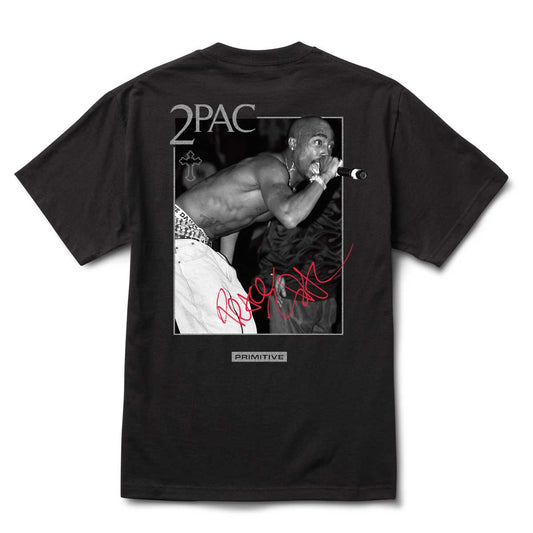 PRIMITIVE X TUPAC - ENCORE TEE - BLACK