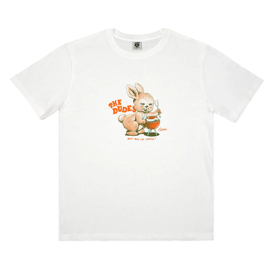 THE DUDES - BUNNY TEE - OFF WHITE