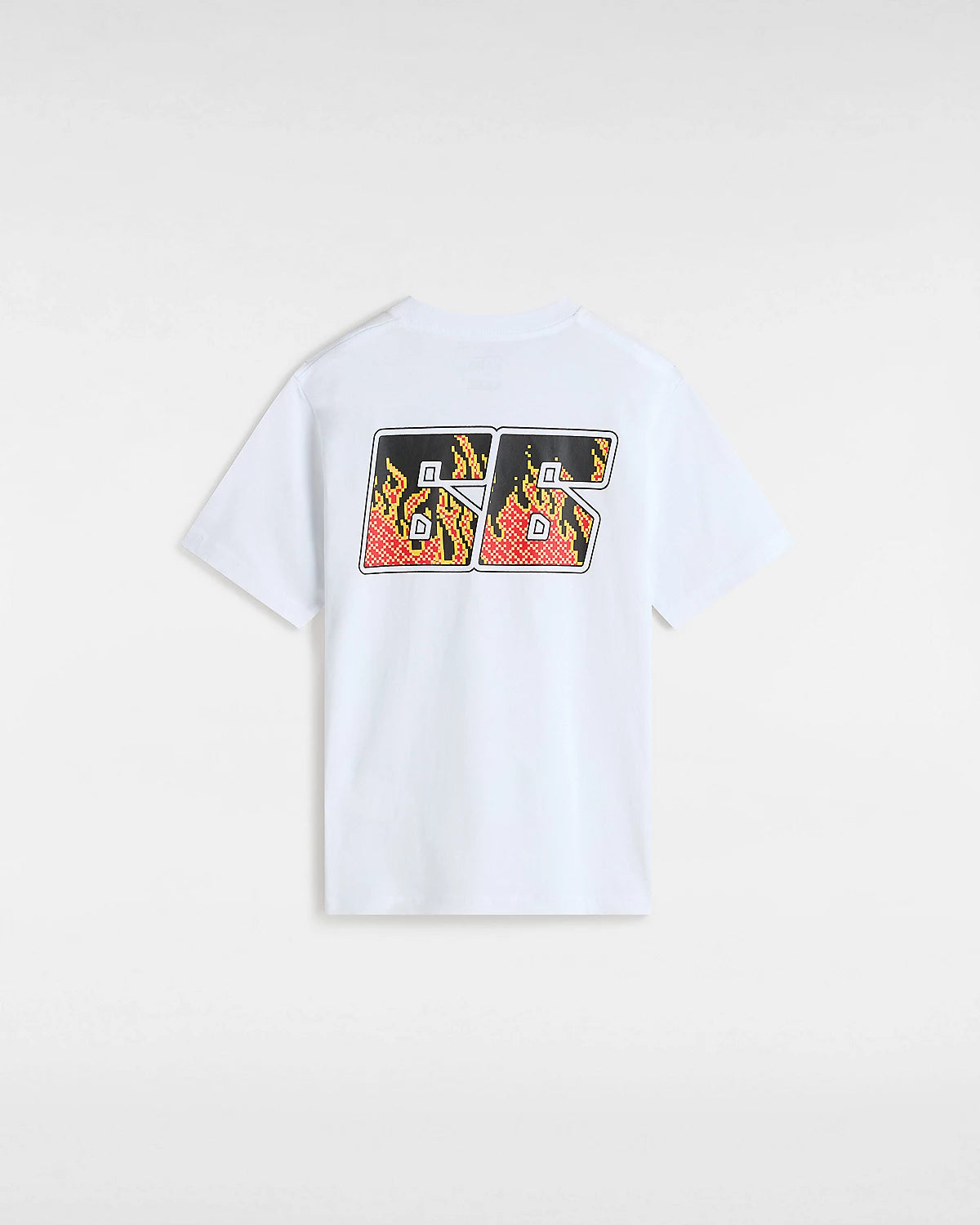 VANS - DIGI FLAMES SS YOUTH TEE - WHITE
