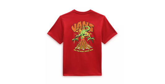 VANS - YOUTH DINO EGG PLANT TEE - CHILI PEPPER