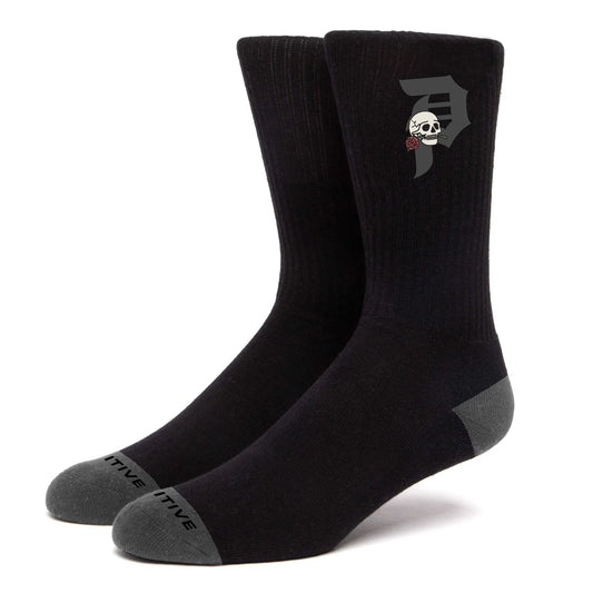 PRIMITIVE - ROGUE SOCKS - BLACK