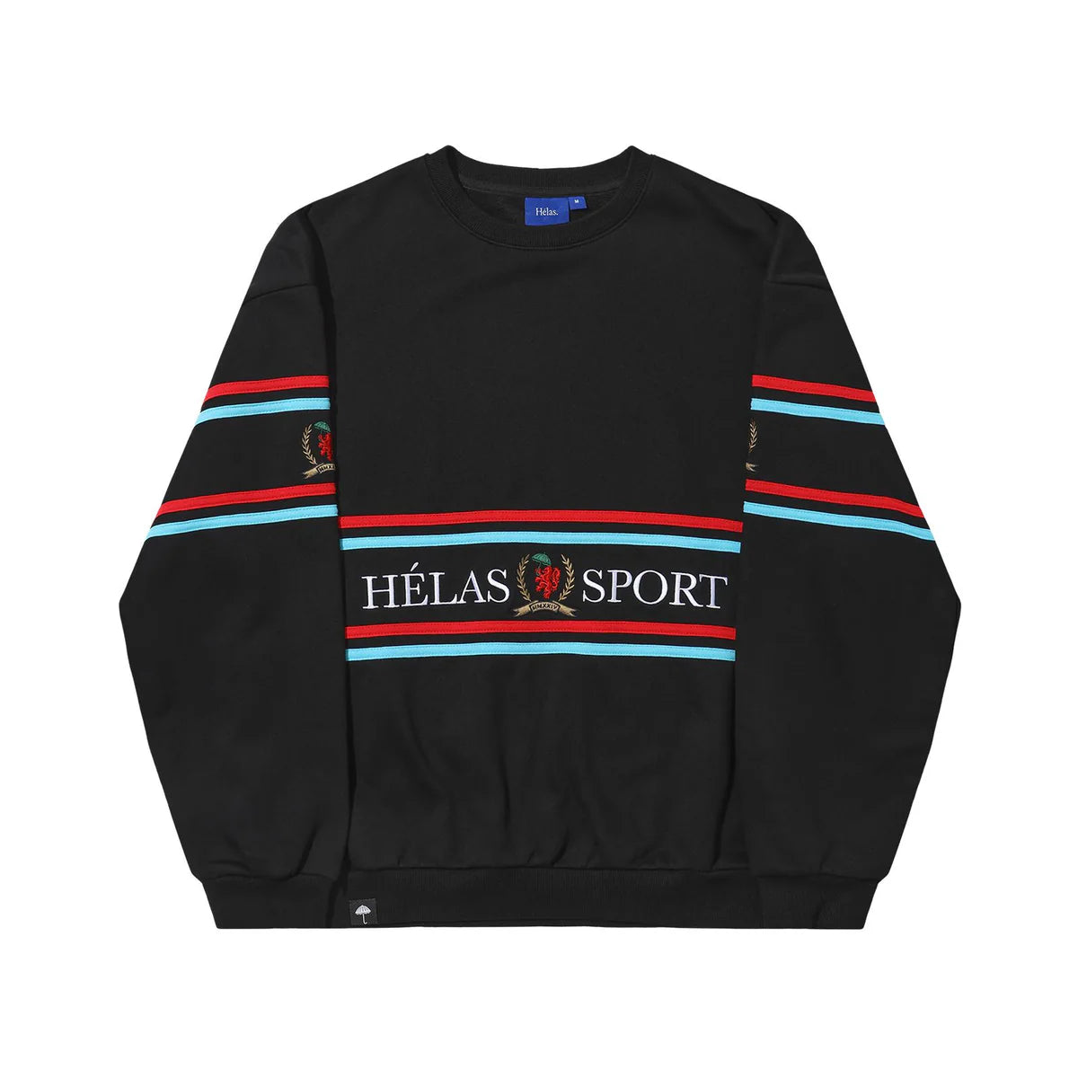 HELAS - HELAS SPORT CREWNECK - BLACK
