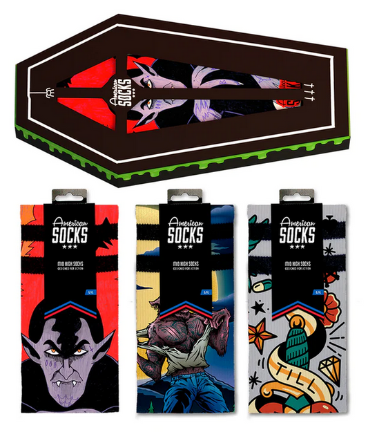 AMERICAN SOCKS - COFFIN GIFT SET - MULTI
