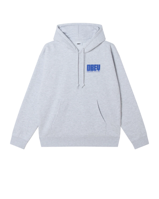 OBEY - HEAVY IDEAS HOOD - ASH GREY