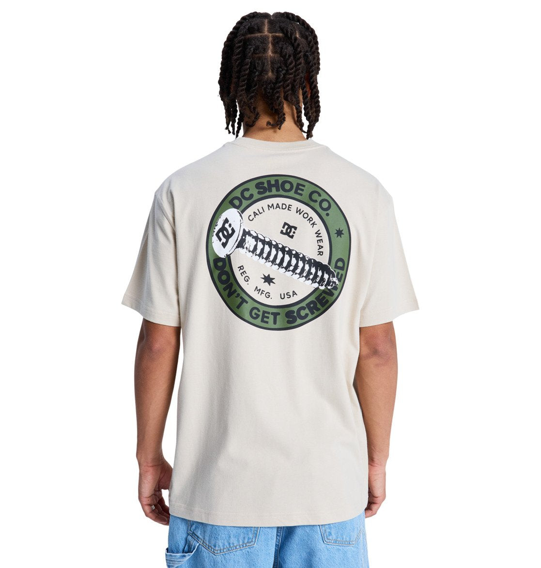 DC - SCREWED UP TEE - BEIGE