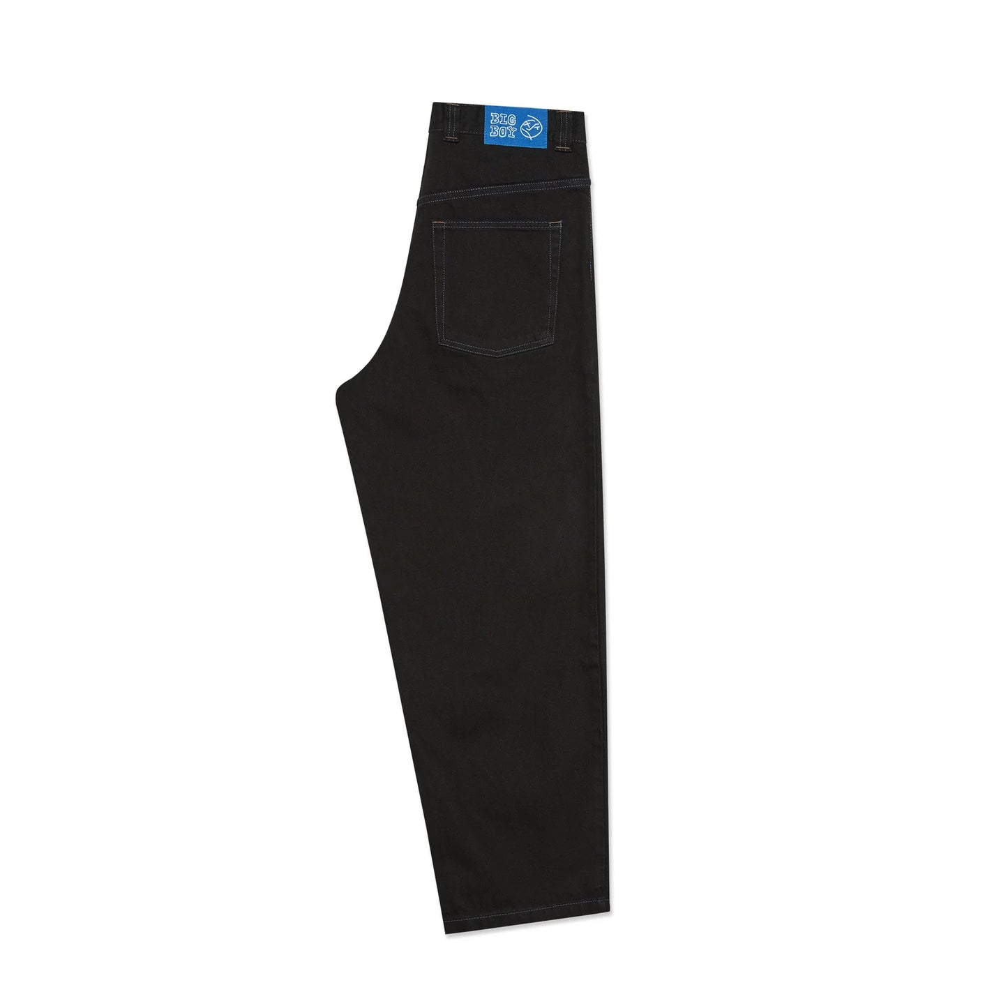 POLAR - BIG BOY JEANS - BLACK/BLUE STITCHING