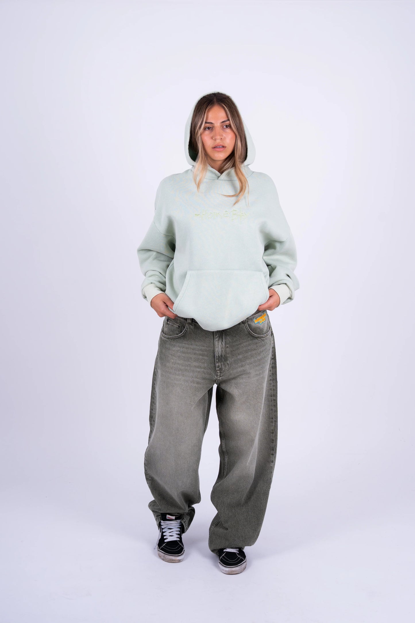 HOMEBOY - X-TRA MONSTER DYE DENIM - WASHED GREEN