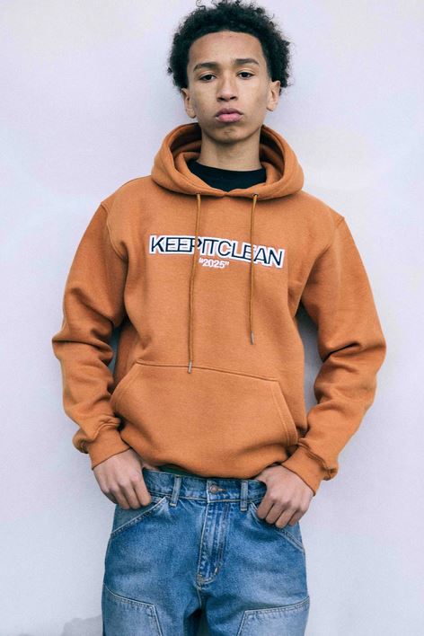KEEP IT CLEAN - EVERBOLD HOOD - CAMEL